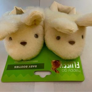 Bunny Baby Booties 0-6 mo